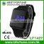 LP1427 Promotional interchangeable silicone snap strap digital LED watch