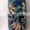 Osini 2016 printed fabric wholesale custom print leaf zipper bag custom printed zipper pouch/small canvas zipper pouch