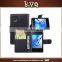 New PU Leather Wallet slot Flip stand Case Skin Cover Mobile Phones for lg magna