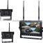 100% Factory Digital Wireless Reversing Type 4 Channel Wireless Reverse 2 Camera with 7'' Quad Monitor