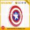 2015 Hot international QI standard wireless charger for samsung galaxy s6 edge Captain America s6 qi Standard wireless charger