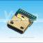 Made in china Mini HDMI 19M solder brass cover HDMI connector
