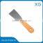 Portable long wooden handle steel blade wall decorative scraper/Steel Putty Knife