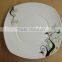 wholesale high grade ceramic dinnerware personalized porcelain flat plate