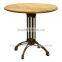 2016 good quality soild wood table top round outdoor coffe table wood