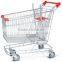 Trade Assurance hot selling metal grocery cart, 4 wheel carts, metal cart wheels