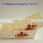 Rectangle Cake Cup Paper PE Coated Baking Cupcake Cup
