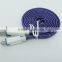 2014 wholesale micro braid dual color flat cable for cellphone new fashion