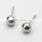 Stainless steel jewelry fingding 2016 stud earrings woman fashion earring