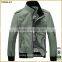 Mens waterproof outdoor softshell military jacket with shoulder strap