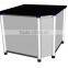 steel lab corner table with sink