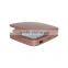 Square 5X magnifying power bank travel makeup mirror