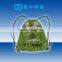full color printed green non woven cheap drawstring bags