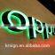 Acrylic backlit led channel letter sign
