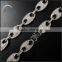 high quality latest hip hop pave cz link necklace
