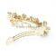 fashionable flower shape alloy enamel crystal hair clip