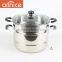 Normal design 2/3layers 2015 hot selling stainless steel cookware couscous steamer pot
