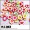 Best selling hight quality flower shape custom plastic buttons for garments
