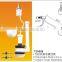 pneumatic style cistern flush mechanism