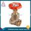 female BSP thread cw617n PTFE PN16 4inch brass gate valve forged brass stem sand blasting non rising gate valve in OUJIA VALVE