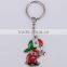 fashionable custom design epoxy pvc key chains for gifts/hot sale safe & non-toxic pvc key chains