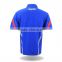 Wholesale plus size clothing blue cotton polo shirt design