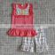 2017 new coming infant CRYAONS embroidery back to school boutique sets
