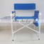 2015 high quality Outdoor Furniture Aluminium folding Director Chair with side table