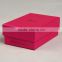 Iridescent paper box for the tail ring rose red packing box for aznavour with inner ornament maintenance manual