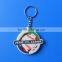 ball design rubber keyring, baseball club serie PVC keychain