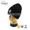 custom woman lady girls plain pink cable knit cuff beanie hat with pom pom