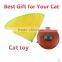 2016 new battery operated toy cat yellow undercover fabric moving mouse cat's meow