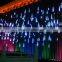 China Factory Programmable LED Raindrop 3D Beam Meteor Tube Outdoor Decorative Christmas Disco Party Club Lighting with Cable