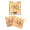 China manufacturer wooden engraved coaster
