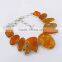 Ocean Melody !! Amber 925 Sterling Silver Necklace, Silver Jewelry Exporter, Handmade Silver Jewelry