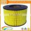 Polyurethane cyclone light yellow paper PRADO generator air filter 17801-61030