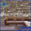 modern nostalgia wallpaper brick stripe pattern high quality vinyl wallpaper for sitting room 3d wallpaper