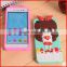 Durable soft silicone case 3d cartoon pattern mobile phone protective back cover