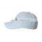 white Blank cap with cutomized embroidey logo