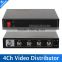 HDCVI/TVI/AHD Camera BNC Output,Max Up To 300-600M 1 Input 4 Output Audio Video Splitter