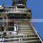 electric unloading roller conveyor for products transfer