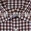 New brown casual style mens custom dress shirts 2016