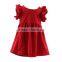 Latest party wear dresses little baby girls princess fashion dress cotton baby girls dress