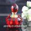 Small Faceted Red Crystal Perfume Bottle for Car PBM007A