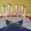 7oz glass holder gold rim champagne flute