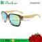 High quality natural bamboo sunglasses mens UV400 ce