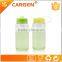 Newest hiking necessity 2015 new shape wide mouth cheap price plastic space water bottle