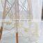 Unique new arrival curtain design embroidery sheer fabric curtain drapery