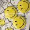 cheap smile face tinplate button badge for promotion