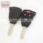 High Quatity Chrysler remote key shell 4 button jeep Car Key Chrysler remote key shell Dodge fob